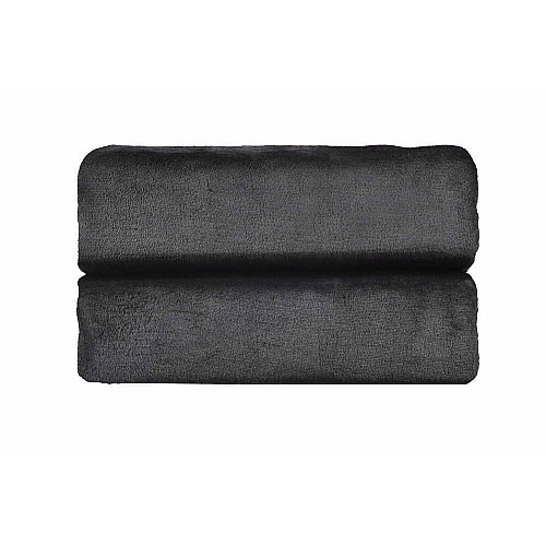 Плед ARDESTO Flannel, 160х200см, 100% поліестер, темно-сірий