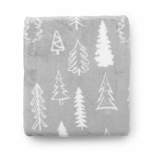 Плед ARDESTO Flannel, 160х200см, 100% полиэстер, елки.