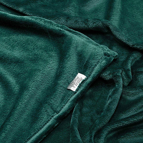 Плед ARDESTO Flannel 200х220см, 100% поліестер, смарагдовий