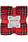 Плед ARDESTO Christmas Flannel 160х200см, 100% поліестер, клітинка, червоний