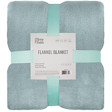 Плед ARDESTO Flannel 160х200см, 100% полиэстер, бирюзовый.