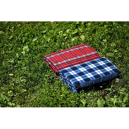 Плед ARDESTO Picnic 130х170см, 100% поліестер, клітинка синій