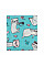 Плед ARDESTO Fleece 130x160см, 100% поліестер, котики, блакитний