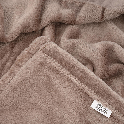 Плед ARDESTO Flannel 160х200см, 100% поліестер, бежевий