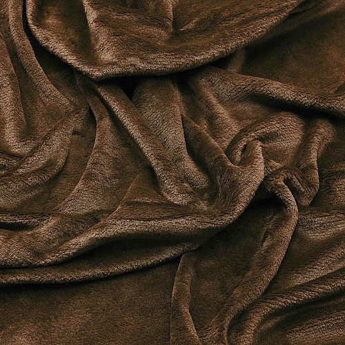 Плед ARDESTO Flannel 200х220см, 100% поліестер, коричневий