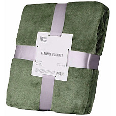 Плед ARDESTO Flannel, 160х200см, 100% поліестер, зелений