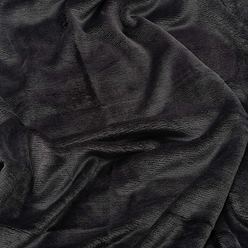 Плед ARDESTO Flannel, 200x220см, 100% поліестер, темно-сірий