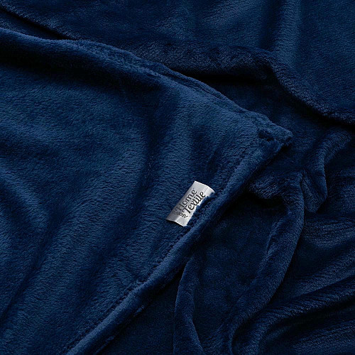 Плед ARDESTO Flannel, 200x220см, 100% полиэстер, синий