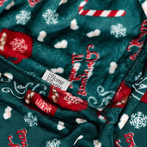 Плед ARDESTO Flannel 160х200см, 100% поліестер, солодке какао