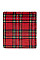 Плед ARDESTO Christmas Flannel 160х200см, 100% поліестер, клітинка, червоний