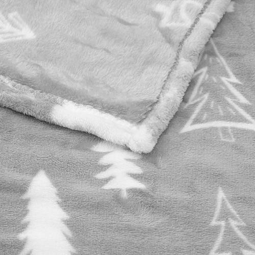 Плед ARDESTO Flannel, 160х200см, 100% полиэстер, елки.