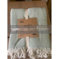 Плед ARDESTO Basic 200х230см, 100% бавовна, зелений