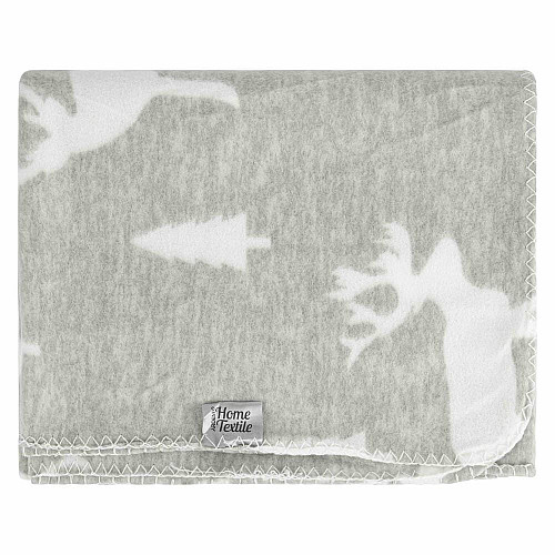 Плед ARDESTO Fleece 130x160см, 100% поліестер, олені