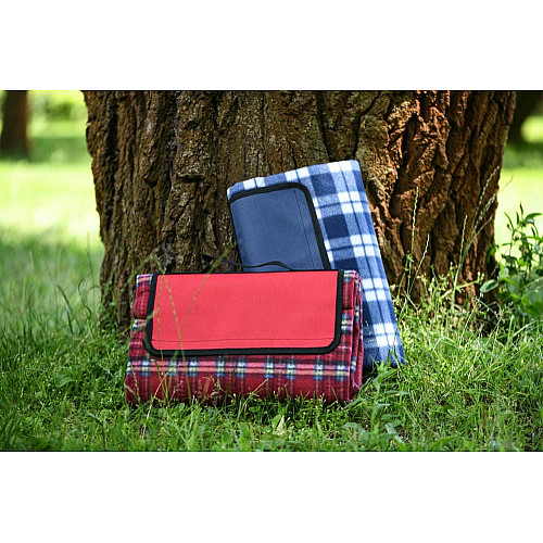 Плед ARDESTO Picnic 130х170см, 100% поліестер, клітинка синій