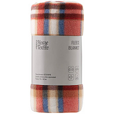 Плед ARDESTO Fleece 130x160см, 100% поліестер, клітинка, біло-коричневий