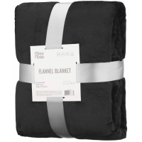 Плед ARDESTO Flannel 160х200см, 100% полиэстер, черный