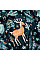 Плед ARDESTO Christmas Flannel 160х200см, 100% поліестер, олені, зелений
