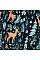 Плед ARDESTO Christmas Flannel 160х200см, 100% поліестер, олені, зелений
