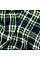 Плед ARDESTO Fleece 130x160см, 100% поліестер, клітинка, зелений