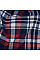 Плед ARDESTO Fleece 130x160см, 100% поліестер, клітинка, синьо-бордовий