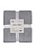 Плед ARDESTO Flannel 200х220см, 100% поліестер, сірий світлий