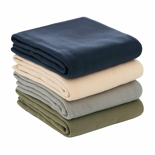 Плед ARDESTO Fleece 130x160см, 100% поліестер, сірий світлий