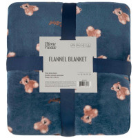 Плед ARDESTO Flannel 160х200см, 100% полиэстер, мишка.