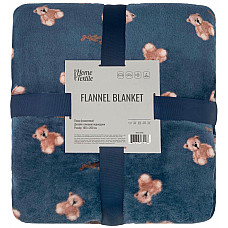 Плед ARDESTO Flannel 160х200см, 100% поліестер, плюшеві ведмедики