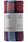 Плед ARDESTO Fleece 130x160см, 100% поліестер, клітинка, синьо-бордовий