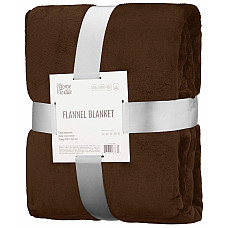 Плед ARDESTO Flannel 200х220см, 100% поліестер, коричневий