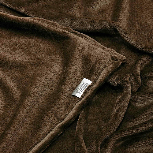 Плед ARDESTO Flannel 160х200см, 100% поліестер, коричневий