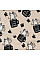Плед ARDESTO Fleece 130x160см, 100% поліестер, песики, бежевий
