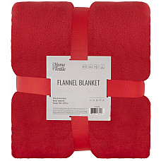 Плед ARDESTO Flannel 160х200см, 100% поліестер, червоний