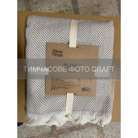 Плед ARDESTO Basic 150х200см, 100% бавовна, бежевий