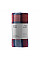 Плед ARDESTO Fleece 130x160см, 100% поліестер, клітинка, синьо-бордовий