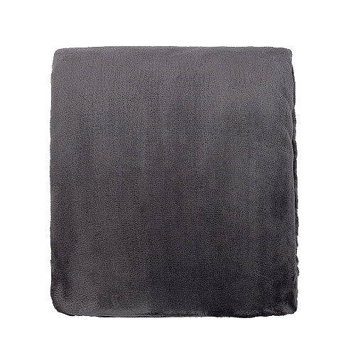 Плед ARDESTO Flannel, 200x220см, 100% поліестер, темно-сірий