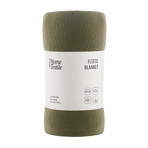 Плед ARDESTO Fleece 130x160см, 100% поліестер, зелений