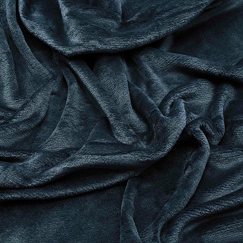Плед ARDESTO Flannel 160х200см, 100% поліестер, синій темний