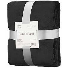 Плед ARDESTO Flannel 200х220см, 100% поліестер, чорний