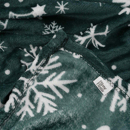 Плед ARDESTO Christmas Flannel 160х200см, 100% полиэстер, елки