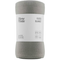 Плед ARDESTO Fleece 130x160см, 100% полиэстер, серый светлый