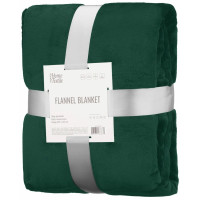 Плед ARDESTO Flannel 200х220см, 100% поліестер, смарагдовий