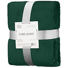 Плед ARDESTO Flannel 200х220см, 100% поліестер, смарагдовий