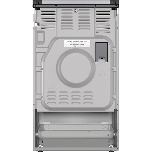 Плита Gorenje комбинированная, 70л, 50x60см, дисплей, IconLed, эмалированные, нерж.