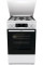 Плита Gorenje комбінована, 70л, 50x60см, метал. кришка, дисплей, IconLed, емальовані, білий