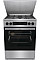 Плита Gorenje комбінована, 71л, 60x60см, дисплей, чавун,з кришкою, програматор IconLed,нерж