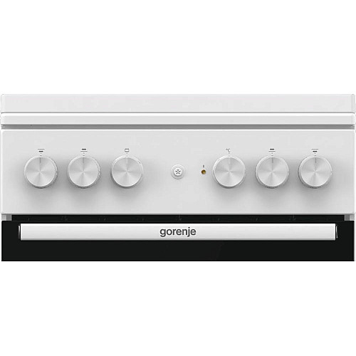 Плита Gorenje комбінована, 68л, 50x60см, емальовані реш, з кришкою, білий