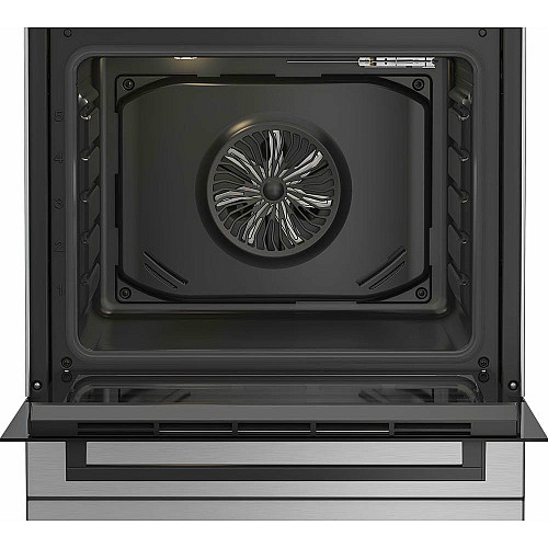 Плита Beko комбінована, 66л, 60x60см, конвекція, сріблястий