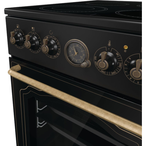 Плита Gorenje електрична склокерамічна, 70л, ExtraSteam, 50x60см, чорний