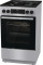 Плита Gorenje комбінована, 62л, 50x60см, дисплей, IconLed, емальовані, титан